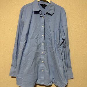 Lands End Button Down Long Sleeve Top